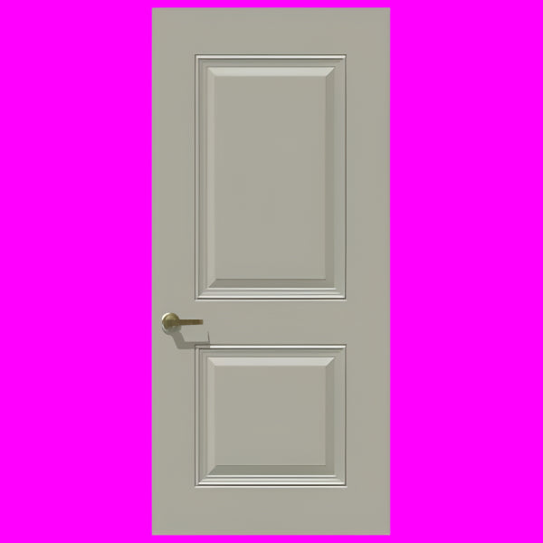 KMHD-HM-3'0 x 7'0 x 1 3/4 x 161, 2 Panel MOLDED STEELCRAFT Hollow Metal Door