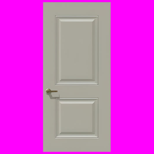 KMHD-HM-3'0 x 7'0 x 1 3/4 x 161, 2 Panel MOLDED STEELCRAFT  Hollow Metal Door