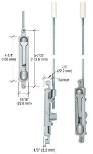DL2210A18 Aluminum Flush bolt